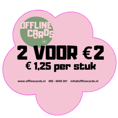 Topkaart 2 voor € 2,00