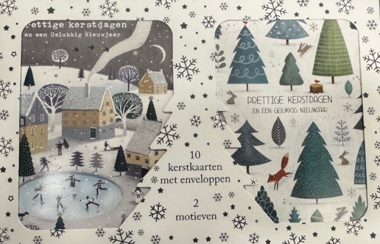 Luxe kerstdoos 10-pack